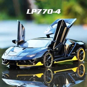 1:32 Lamborghini LP770 Diecast Toy Car - Alloy Model with Sound & Light Effect - Picture 1 of 36