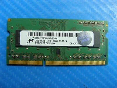 Apple A1278 Laptop Micron 2GB Memory PC3L-12800S-11-13-C3 MT8JTF25664HZ-1G6M1 - Image 1 of 2