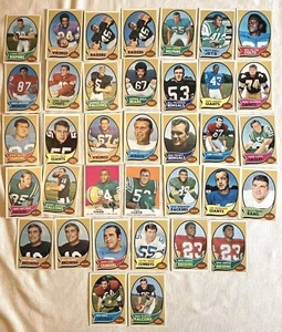 Bonito Lote 36 TARJETAS DE FÚTBOL AMERICANO TOPPS 1970 ANTIGUAS VINTAGE y otras 2 tarjetas bonitas - Imagen 1 de 12