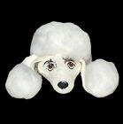 Épingle tête de caniche vintage 1996-97 Annalee Doll Society revers blanc de collection