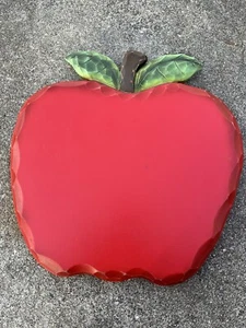 Wooden Apple Lazy Susan Spinning Serving Tray: Autumn Country Farm & Home Decor - Picture 1 of 11