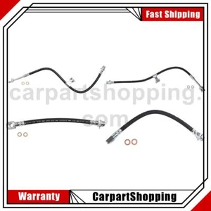 4 Front Rear Brake Hydraulic Hose Brake Line Fits 1997 GMC P3500 1998 GMC P3500 - Picture 1 of 12