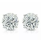 2Ct Round Cut Lab Created Diamond Women's Stud Earring's 14K White Gold Plated