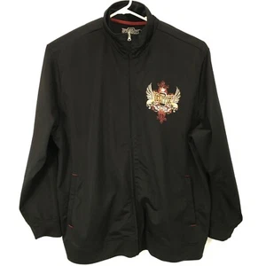 MMA Elite Jacket Men's 2XL Black Full Zip Long Sleeve - Picture 1 of 12