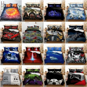 Soft Duvet Cover Bedding Set Quilt Cover Pillowcase Single Double King Size Gift - Picture 1 of 102
