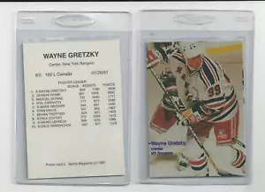 WAYNE GRETZKY Sports Magazine Promo #2 1997 nrmt RARE FIND - Foto 1 di 1
