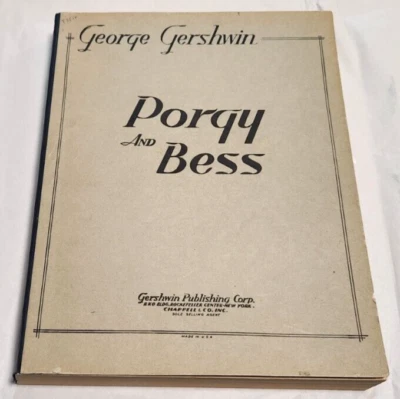 1935 Porgy and Bess George Gershwin Full Original Vocal Score Sheet Music 559 Pg - Image 1 of 4