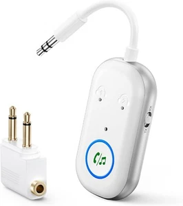 2025 New Bluetooth 5.3 Transmitter Receiver, [2 in 1] Airplane Bluetooth Adapter - Afbeelding 1 van 7