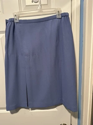 Falda para mujer Karen Scott forrada plisada de poliéster talla 12 Foto 1 de 3