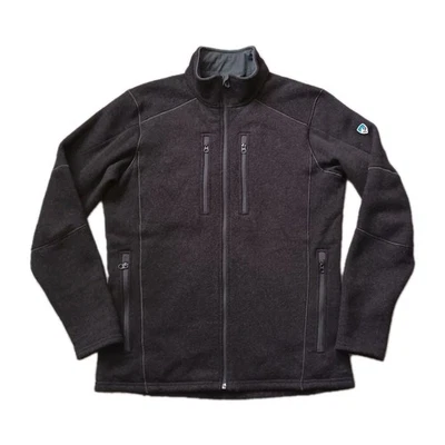 Kuhl Interceptr Jacket Mens Medium Black Full Zip Fleece Zip Pockets Hiking - Image 1 of 4