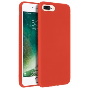 Forcell Coque iPhone 7 Plus/iPhone 8 Plus Coque Soft Touch Silicone Gel - Rouge - Photo 1 sur 6