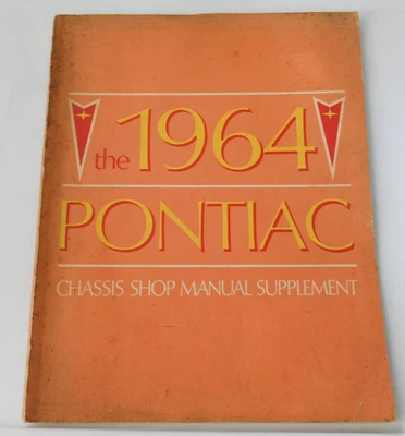 The 1964 Pontiac Chassis Shop Manual Supplement Paperback - Image 1 of 4