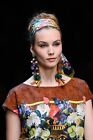 Authentic RARE Runway New DOLCE & GABBANA Clip Earrings,SS2013