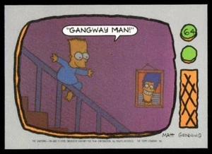 1990 Topps The Simpsons #64 Gangway Man! NM+ - Bild 1 von 2