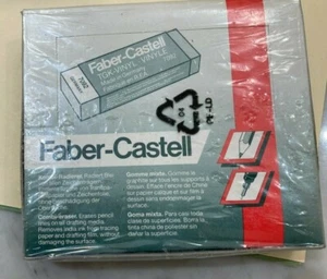 Paquete de 20 borradores combinados de vinilo faber-castell tgk #7092 tinta alemana lápiz india - Imagen 1 de 4