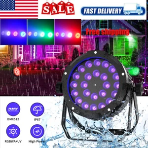 360W Wasserdicht LED Par Licht IP67 RGBWA&UV DMX Bühne Wasch Beleuchtung Halloween - Bild 1 von 19