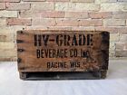 HY-Grade Beverage CO., Inc. Racine, WI Wood Crate