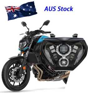 LED Headlight Assembly With DRL For Yamaha MT07 2018 2019,MT09 FZ09 2014-2016 - Picture 1 of 11