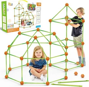 Fort Building Kit for Kids,STEM Construction Toys, Educational Gift - Picture 1 of 7