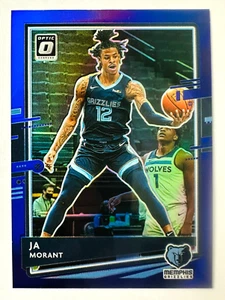 Tarjeta Prizm Donruss Optic Ja Morant 2020-21 púrpura #117 Grizzlies Star! - Imagen 1 de 3