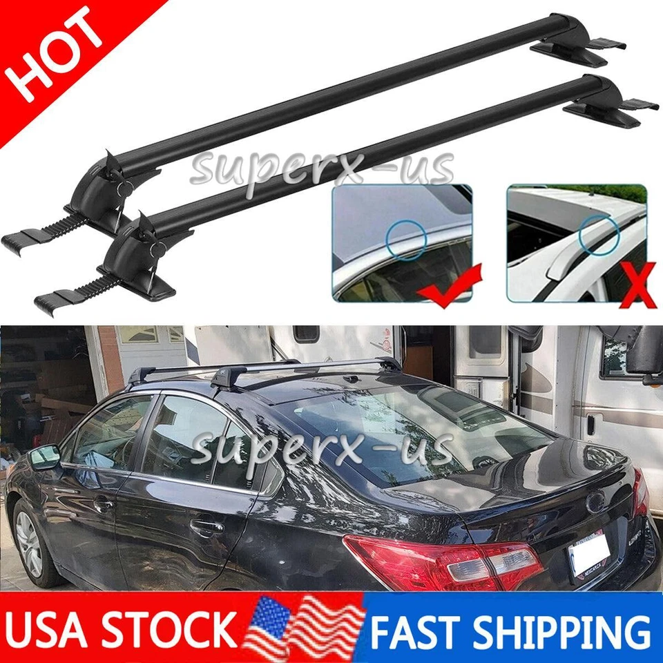 For Subaru Legacy 05-23 43.3" Car Top Roof Rack Cross Bar Cargo Luggage Carrier - Image 1 of 4