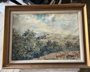 Mitte des Jahrhunderts ungarisch, Zlatka Suzmy Öl auf Leinwand 13 x 18, 17x22 Rahmen - Bild 1 von 11