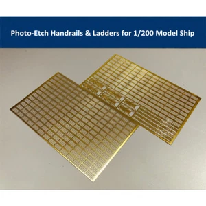 Photo-Etched PE Handrail & Ladder for 1/200 Scale Model Ship CYE010 - Picture 1 of 4