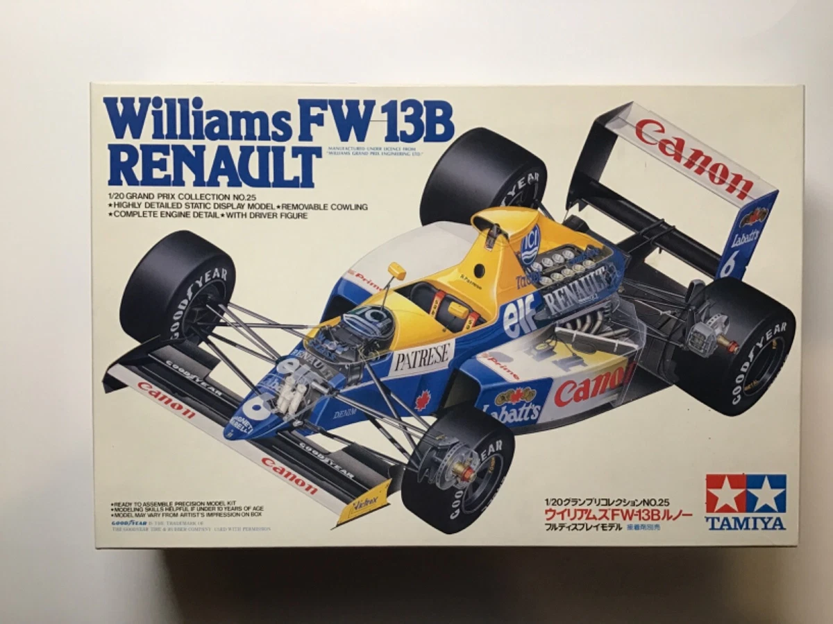 Tamiya Williams In 1/12 Scale Sports Car Toy Models & Kits for