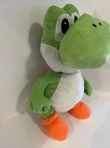 Nintendo Super Mario 20 in Yoshi Dinosaur Plush Pillow Toy, Soft, Green - Picture 1 of 12