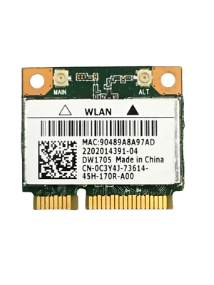 Dell Inspiron DW1705 Wireless Adapter Card 0C3Y4J - Image 1 of 2