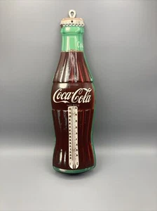 Vintage Coca-Cola Metal Wall Thermometer 16.5” DONASCO USA - Picture 1 of 7