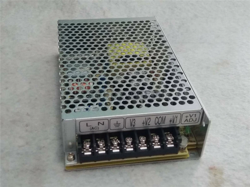 ONE MeanWell Switching Power Supply NET-75B 65W 3 o/p 5V 5A 12V 2.8A -12V 0.5A - Image 1 of 1