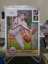 2016 Donruss Baseball 1982 Throwback #50 Steve Carlton Phillies 
