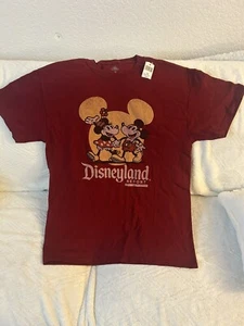 Disney Parks Disneyland Resort Mickey Minnie T-shirt Adult Med Brand New W/Tag - Picture 1 of 6