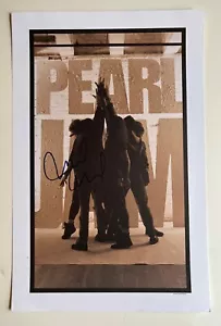 Mike McCready - Pearl Jam Autógrafo FIRMADO 12x18 Diez Litografías Estampado con PRUEBA DE AUTENTICIDAD - Imagen 1 de 2