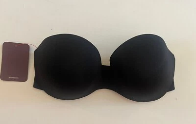 NWT FELINA BRA 150671 Size 32 C Black Body Luxe Strapless UW Contour - Image 1 of 3