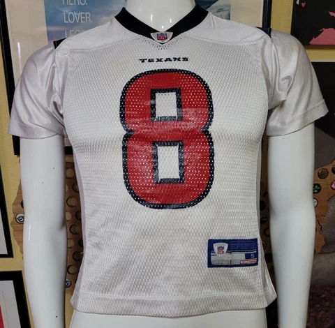 Houston Texans David Carr Football Jersey Youth Small 8 NFL Cover