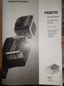 Festo CPV valve terminal electronics technical manual - Picture 1 of 6