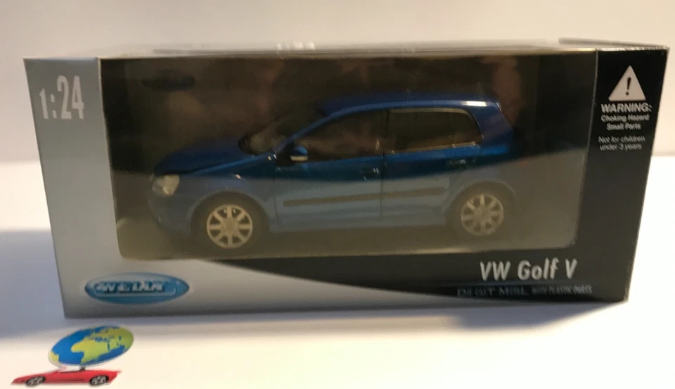 Welly VW Golf V ,modello in scala 1:24 - 1:25, (1284) , vintage - Immagine 1 di 4