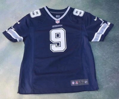 Camiseta vintage Nike NFL Dallas Cowboys Tony Romo #9 talla juvenil L (14-16). Foto 1 de 3