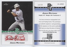 2013 Leaf Perfect Game Showcase Auto Green /10 James Morisano #A-JM2 Auto