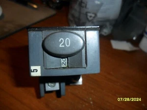 Pushmatic Ubip120 Miniature Circuit Breaker, Ubip Series 20A, 1 Pole, 120/240V - Picture 1 of 8