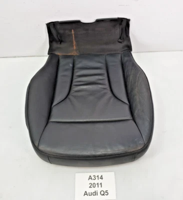✅ 09-12 OEM Audi Q5 Front Left Driver Side Seat Lower Cushion Cover Black NOTE* - Image 1 of 4