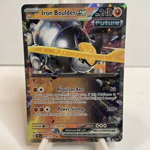 Pokemon TCG - Iron Boulder ex 099/162 Temporal Forces Double Rare Holo - Picture 1 of 2