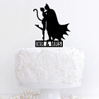 Mr. & Mrs. Batman & Cat Woman Cake Topper