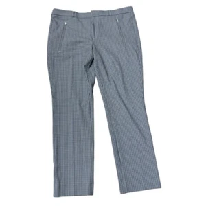 Banana Republic Gingham Print Sloan Pants Size 16L - Picture 1 of 6