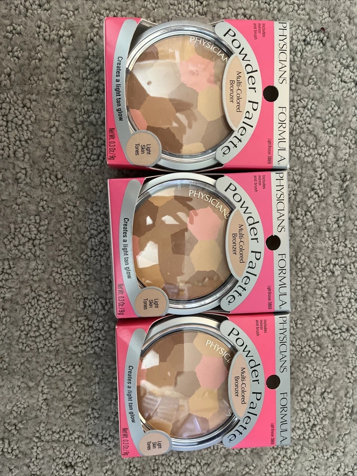 3x Paleta de Pó Physicians Formula Bronzeador Multicolorido 3869 - Imagem 1 de 1