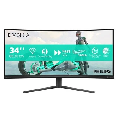 Philips Evnia 34M2C3500L 81,3 cm (32 Zoll) Curved-Gaming-Monitor WQHD, VA-Panel - Bild 1 von 4