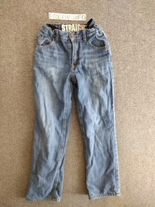 Gymboree Denim Jeans Juniors Adjustable Waist Straight Leg Size 7 - Picture 1 of 8