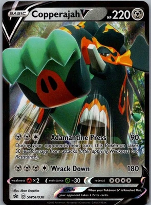 Copperajah V Promo SWSH: Sword & Shield Promo Cards SWSH030 NM - Image 1 of 2